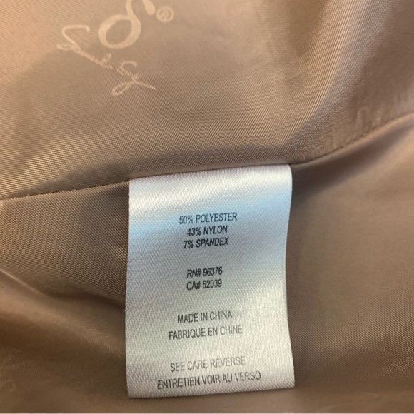 Samuel Dong brown bronze Belted Full Zip Water Resistant Bubble Trench Coat Sz L - Picture 11 of 16